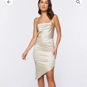 Satin bodycon dress